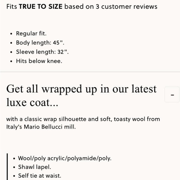 New J.Crew cream Italian wool herringbone wrap coat small - Picture 2 of 6